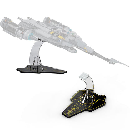 Acrylic Display Stand for Lego 75325 Star Wars the Mandalorian's N-1 Starfighter (Lego set not included)