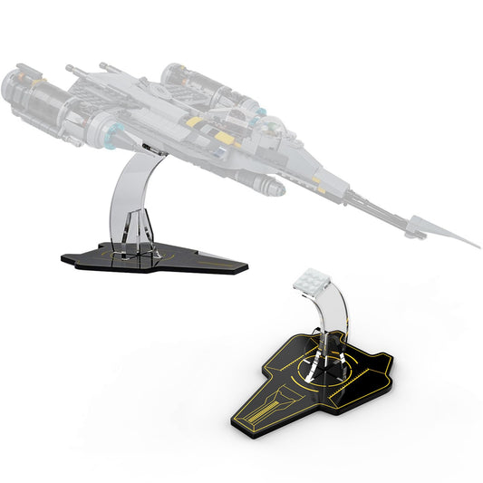 Acrylic Display Stand for Lego 75325 Star Wars the Mandalorian's N-1 Starfighter (Lego set not included)