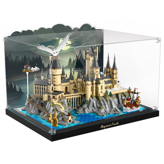 Acrylic Display Case for Lego 76419 Harry Potter Hogwarts Castle and Grounds (Lego set Not Included)