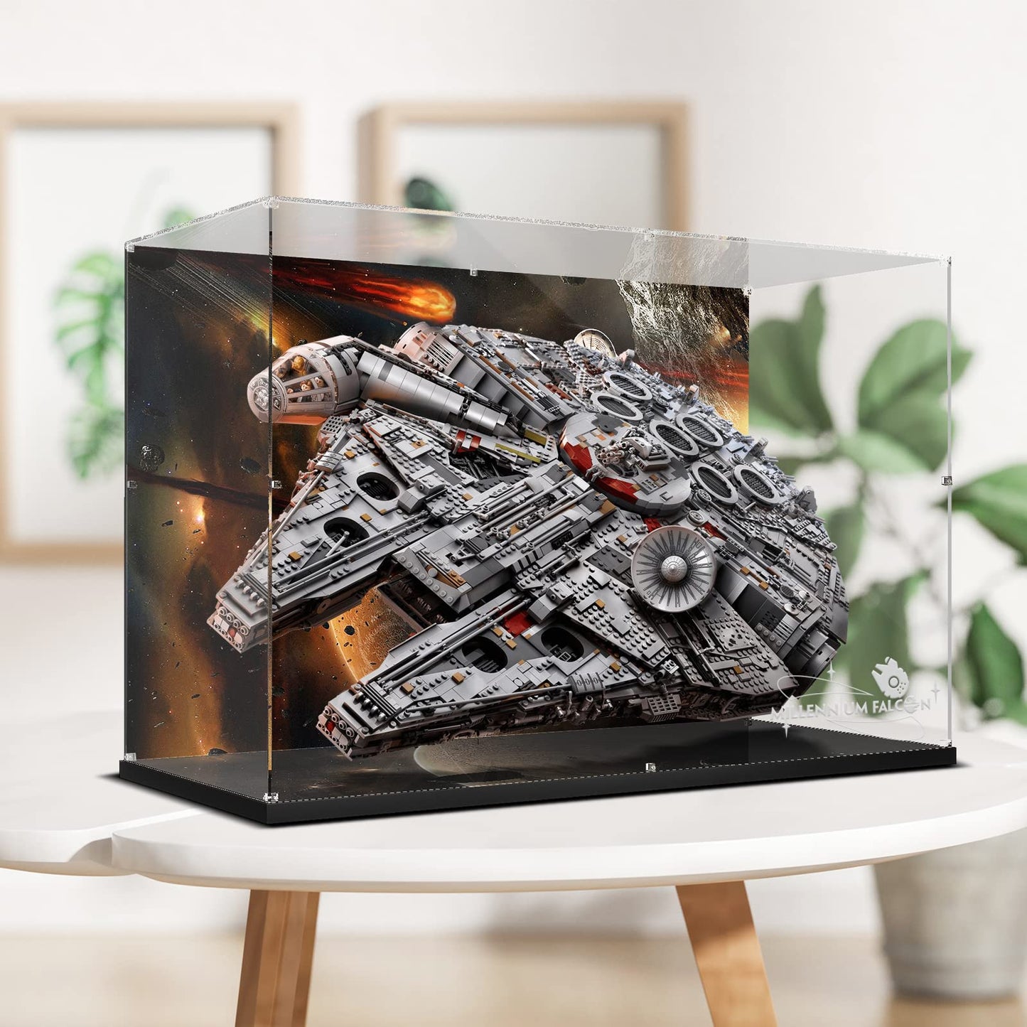 Acrylic Display Case for Lego 75192 Millennium Falcon (Lego set NOT Included)