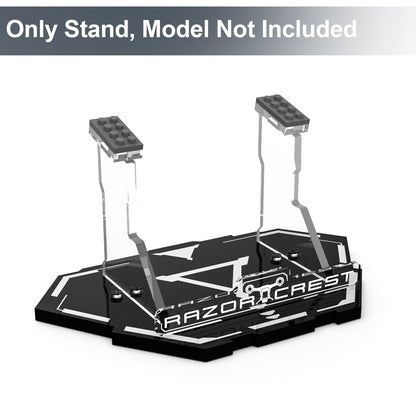 Acrylic Display Stand for Lego 75292 Star Wars the Razor Crest (Lego set not included)