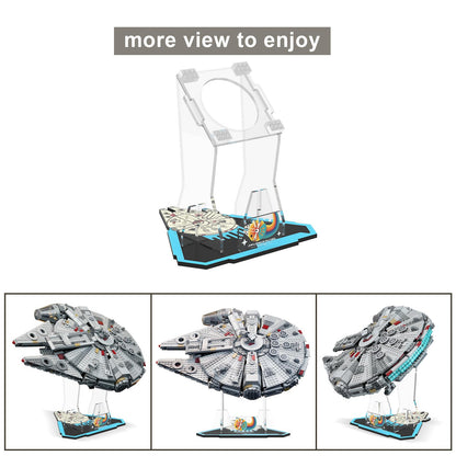 Acrylic Display Stand for Lego 75257/75105 Star Wars Millennium Falcon (Lego set Not Included)