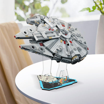 Acrylic Display Stand for Lego 75257/75105 Star Wars Millennium Falcon (Lego set Not Included)