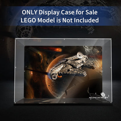 Acrylic Display Case for Lego 75192 Millennium Falcon (Lego set NOT Included)