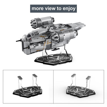 Acrylic Display Stand for Lego 75292 Star Wars the Razor Crest (Lego set not included)