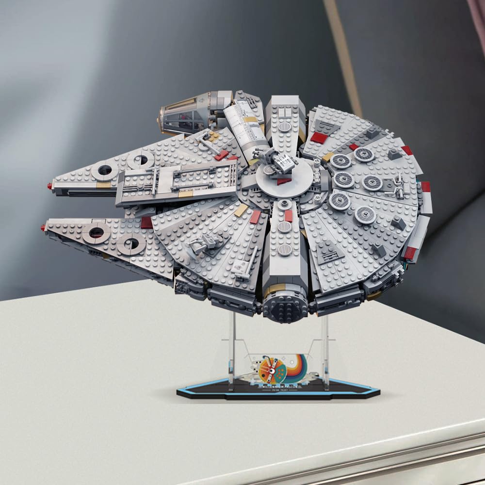 Acrylic Display Stand for Lego 75257/75105 Star Wars Millennium Falcon (Lego set Not Included)